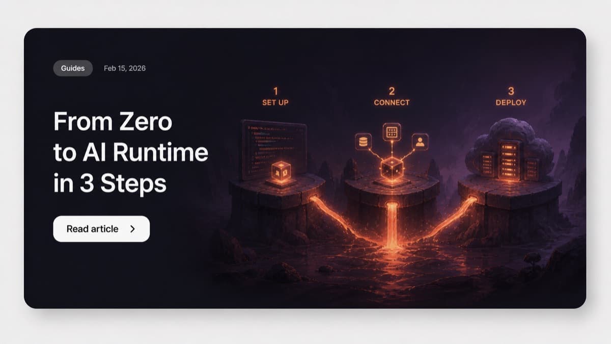 Deploy an Isolated AI Agent Runtime in 3 Steps (No Code)