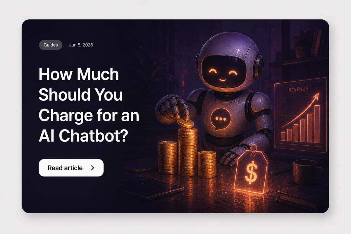 How Much to Charge for an AI Chatbot (Agency Pricing Tiers)