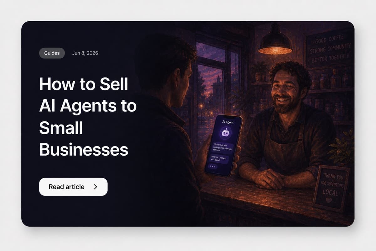 How to Sell AI Agents to Small Businesses (Pitch + Demo)